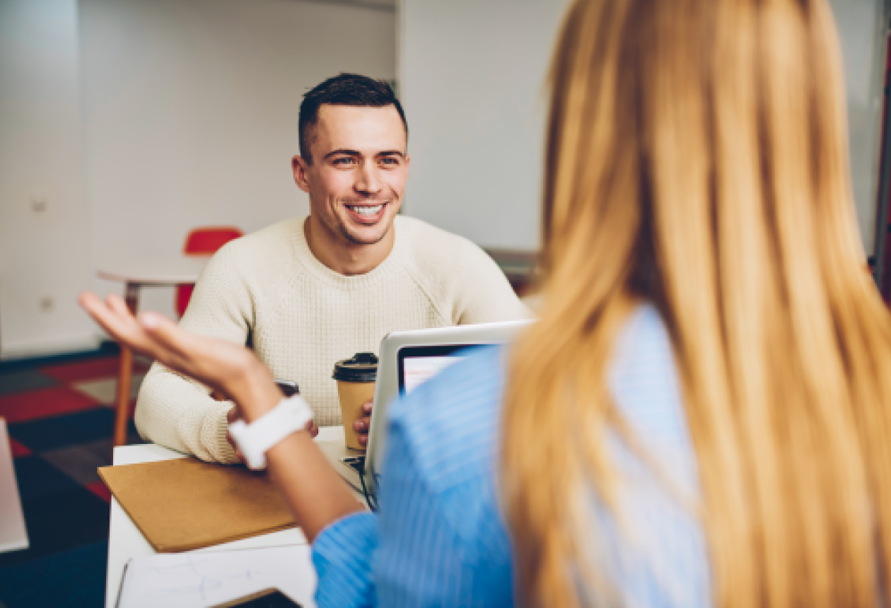 Candidat passant un entretien de recrutement