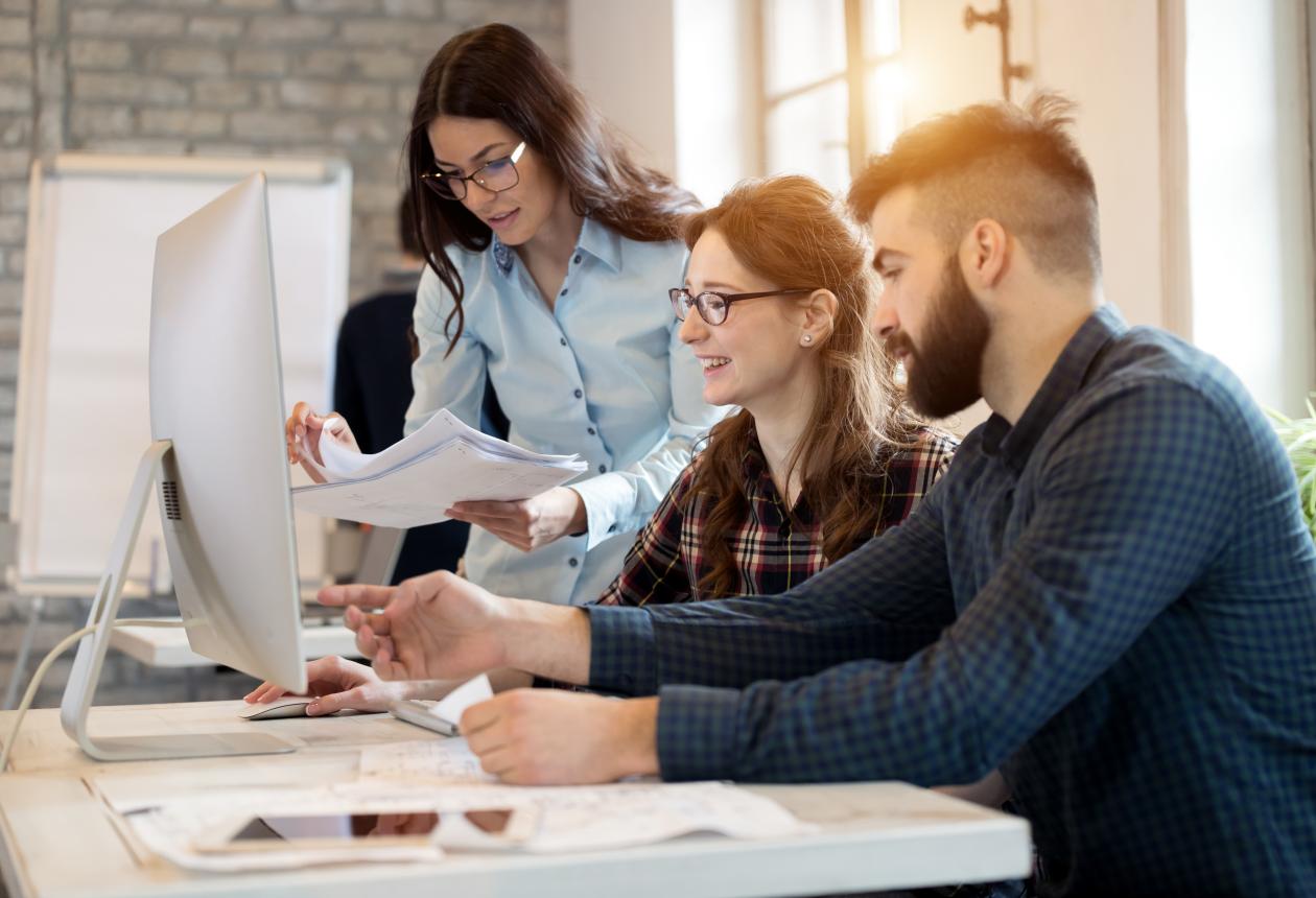 une équipe productive