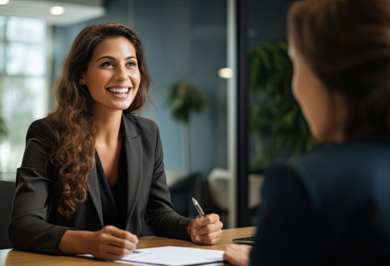 Entretien entre un RH et un collaborateur